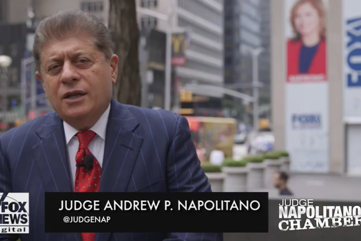 Fox News Judge Just Saying IMPEACH THE MOTHERF*CKER ALREADY!