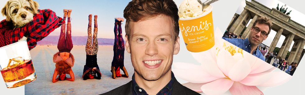 A colloge of images of Barrett Foa and some of his favorite things.