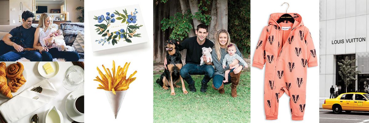 A collage of images depicting Melissa Ordway's favorite things.