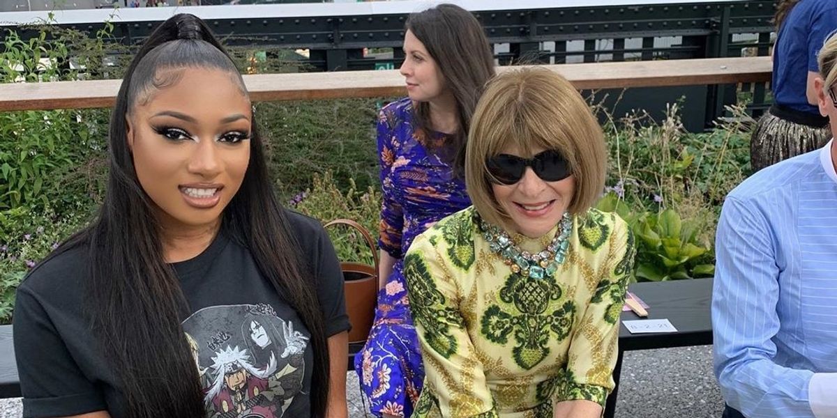 Behold the Power of Megan Thee Stallion Meeting Anna Wintour In a T-Shirt