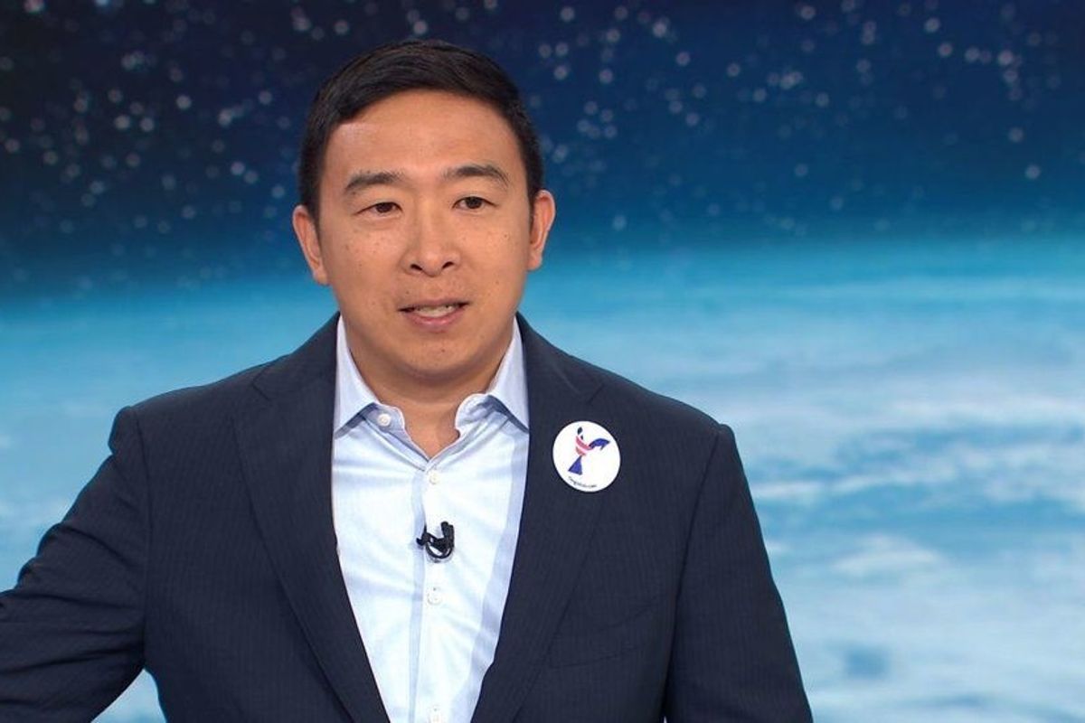Presidential candidate Andrew Yang is calling for a "Green Amendment" to the Constitution