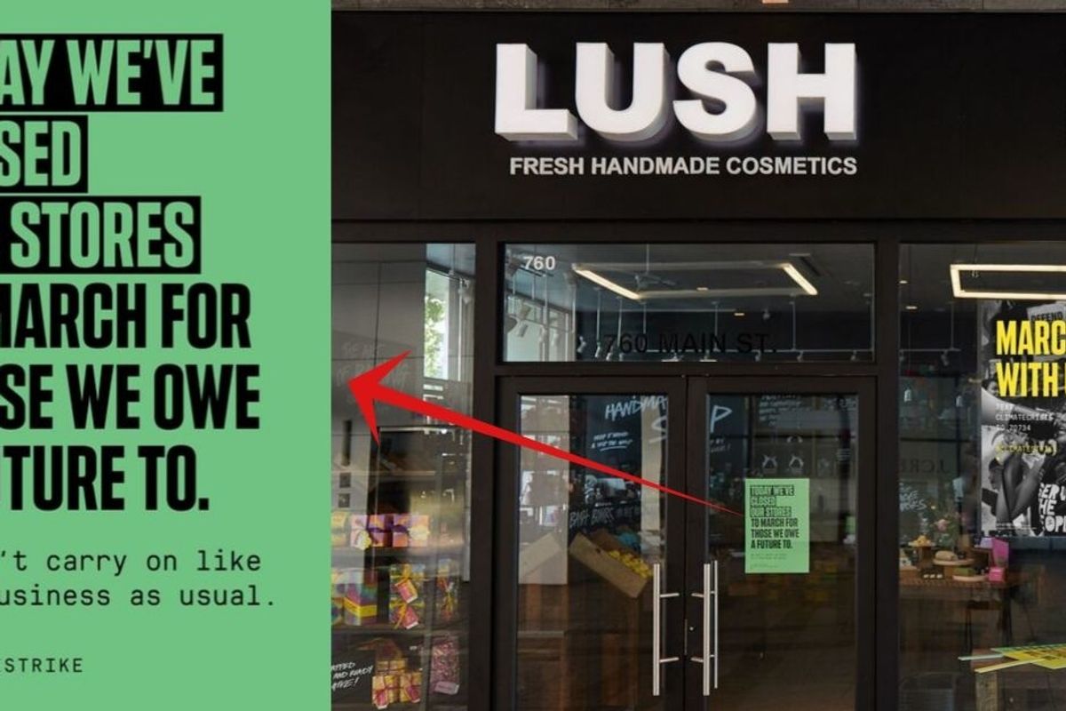 Lush to shut down all stores and operations, asking 5000+ employees to march for climate crisis