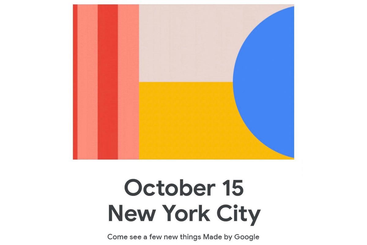 Google October 15 event invitation