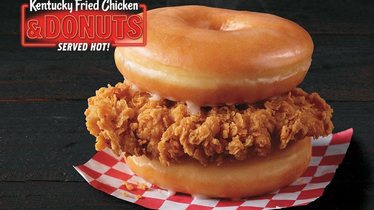 KFC is testing a 'chicken and donuts' sandwich