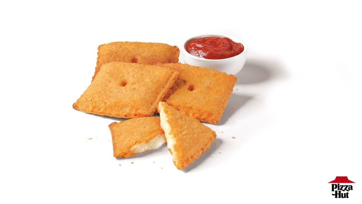 Pizza Hut is selling giant Cheez-Its stuffed with pizza