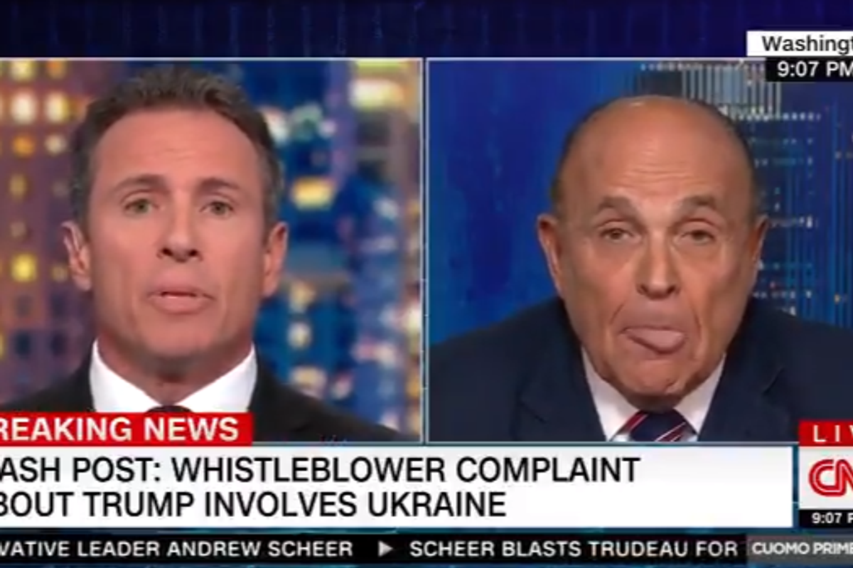 RUDY GIULIANI, ARE YOU OK? DO YOU NEED TO FIND A POLICEMAN OR A GROWNUP?