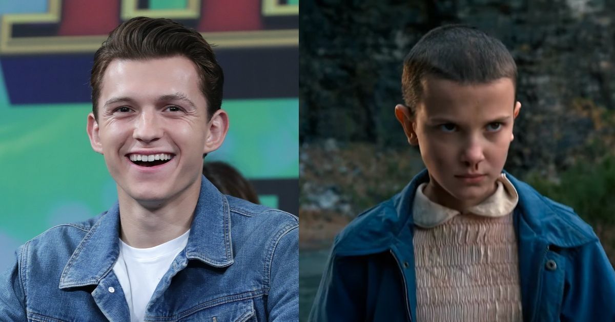 Tom Holland Shaved His Head, And Everyone Thinks He Looks Like Eleven From 'Stranger Things'