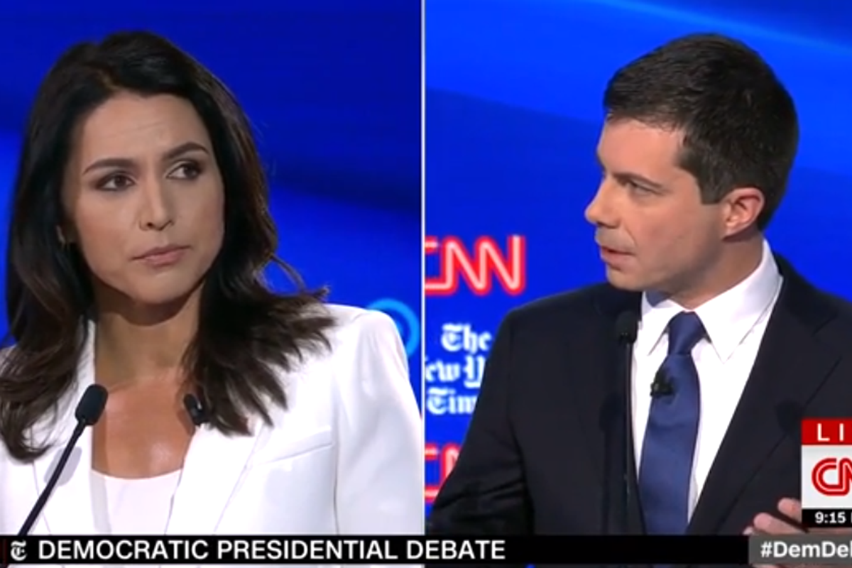 Tulsi Gabbard Brings Friend To Debate, Oh F*ck, It's Assad!