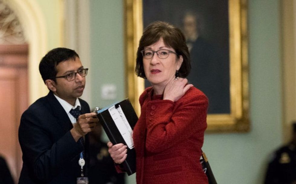 Senator Susan Collins Votes for Tax Bill, Hits Back at Critics as 'Sexist'