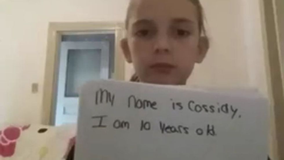 Cassidy Warner: 10-Year-Old's Anti-Bullying Video Goes Viral