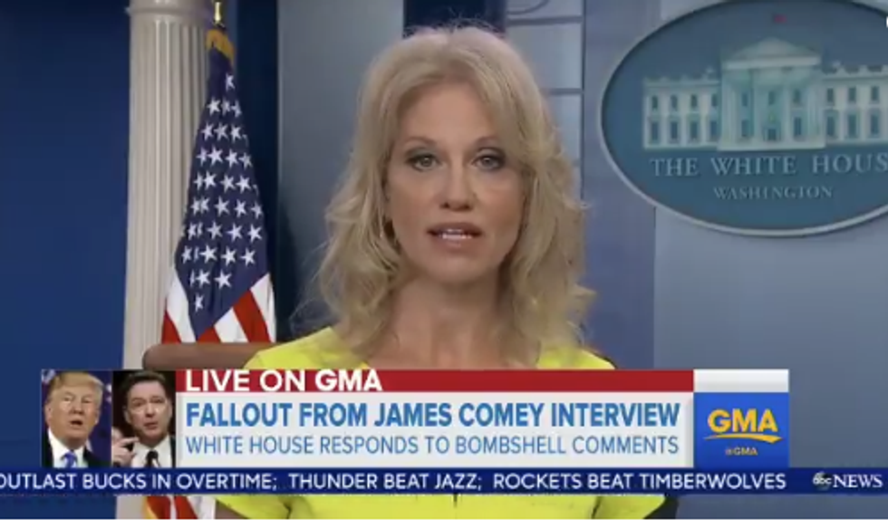 Kellyanne Conway Accidentally Told the Truth About James Comey, and Her Explanation is Classic Kellyanne Conway