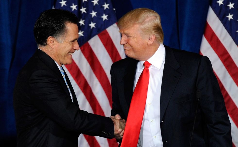 Mitt Romney Just Compared Trump's First Year With How He Would Have Run the Country, and He's Flip Flopping Again