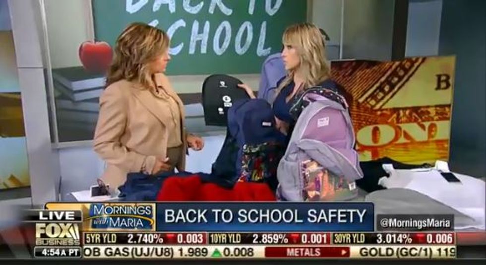 Fox Business Ran a Questionable Segment Promoting Bulletproof Backpacks for Kids, and People Don't Even Know Where to Start