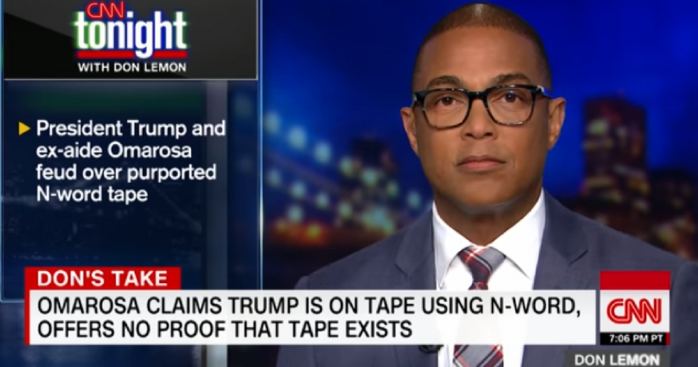 Don Lemon Makes a Sobering Observation About Trump's Alleged "N-Word" Tape, And the Truth Hurts