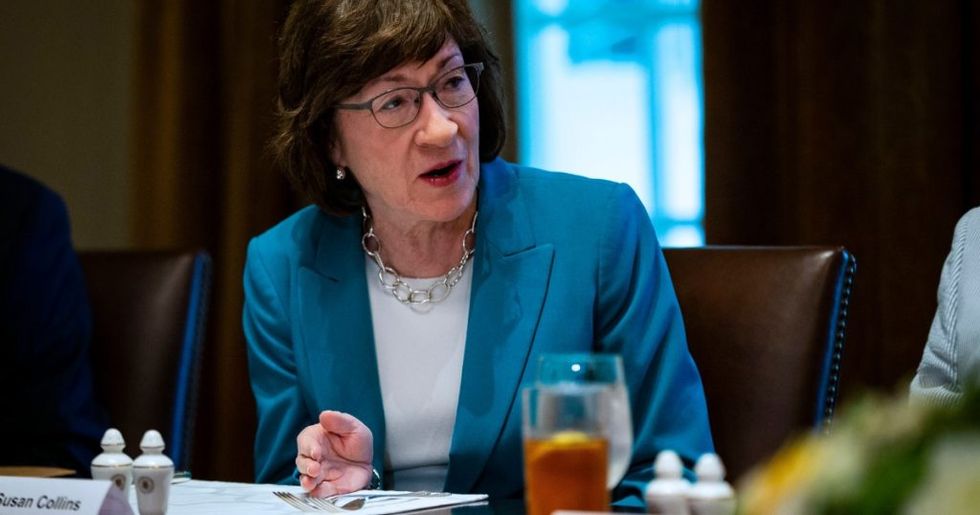 Campaign to Convince Susan Collins to Vote 'No' on Brett Kavanaugh Crossed a Huge Fundraising Milestone, and Collins Just Responded