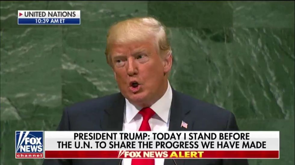 When Fox News Tweeted Donald Trump's UN General Assembly Speech, They Conveniently Edited Out The Part When He Got Laughed At