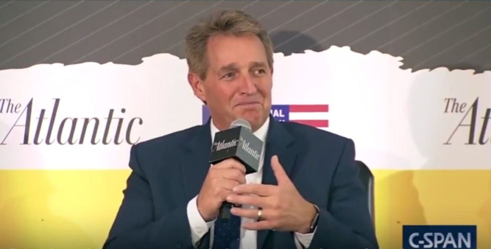 Jeff Flake Just Explained Which Part of Brett Kavanaugh's Testimony 'We Can't Have on the Court'