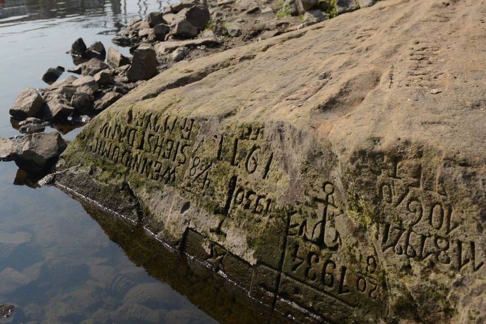 Stones Inscribed With Ominous Messages Have Emerged in Czech Republic Riverbeds as Drought Drives Water Level Lower