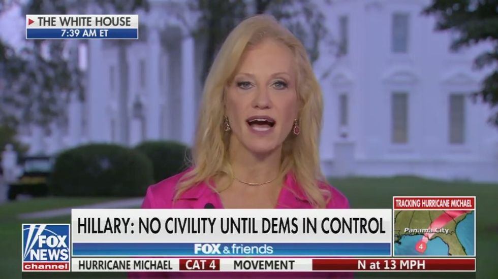 Kellyanne Conway Just Fired Back at Hillary Clinton by Claiming That Donald Trump 'Has Called for Civility' and People Can't Even
