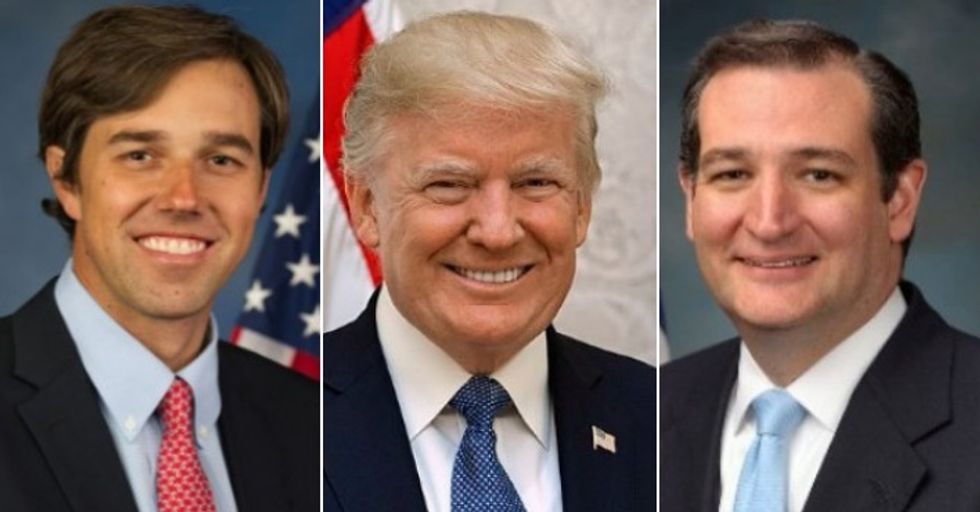 Donald Trump Just Went After Beto O'Rourke on Twitter and People Are Reminding Trump of His Old Savage Ted Cruz Tweets
