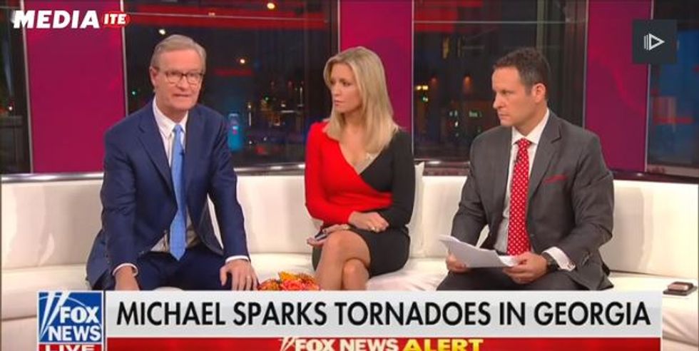 'Fox & Friends' Hosts Try to Defend Donald Trump's Decision to Hold a Rally As Hurricane Michael Devastates Florida, but People Aren't Having It