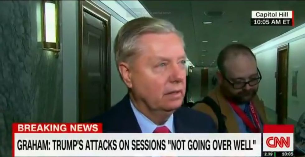 After Trump Fires Jeff Sessions, Video of Lindsey Graham Explaining What Would Happen Sessions Is Fired Re-Emerges Online, and Hoo Boy
