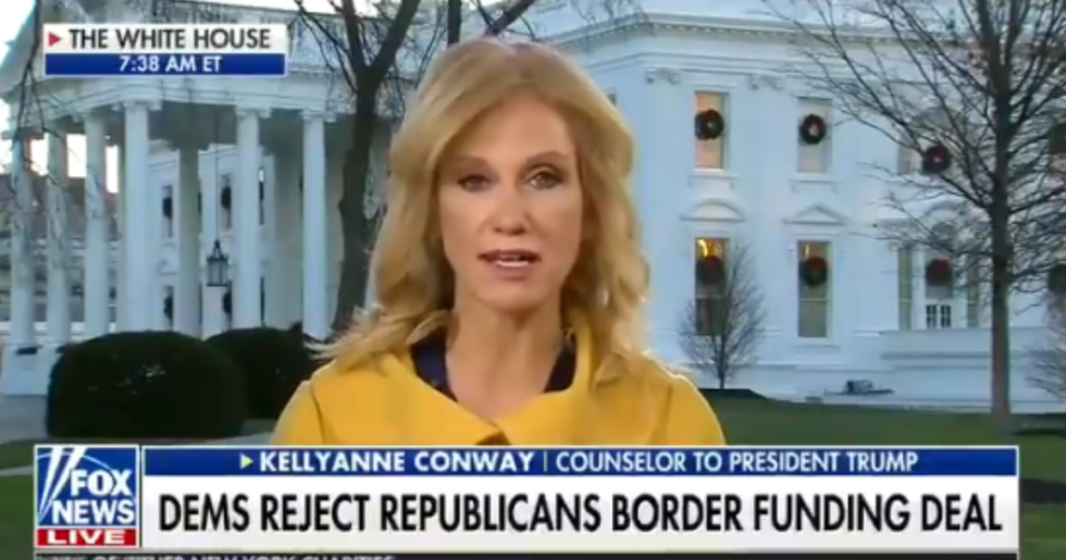 Kellyanne Conway Just Made a Laughable Claim About the Government Funding Fight and Trump Proved Her Wrong Almost Immediately