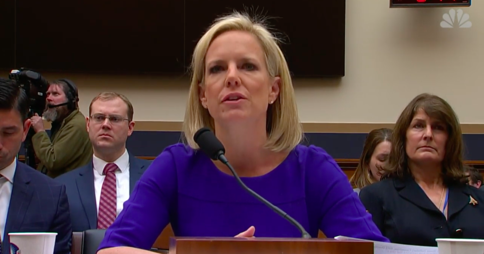 Donald Trump's Homeland Security Head Just Referred to Trump's Border Wall in the Most Creepy Way, and People Are Dragging Her Hard