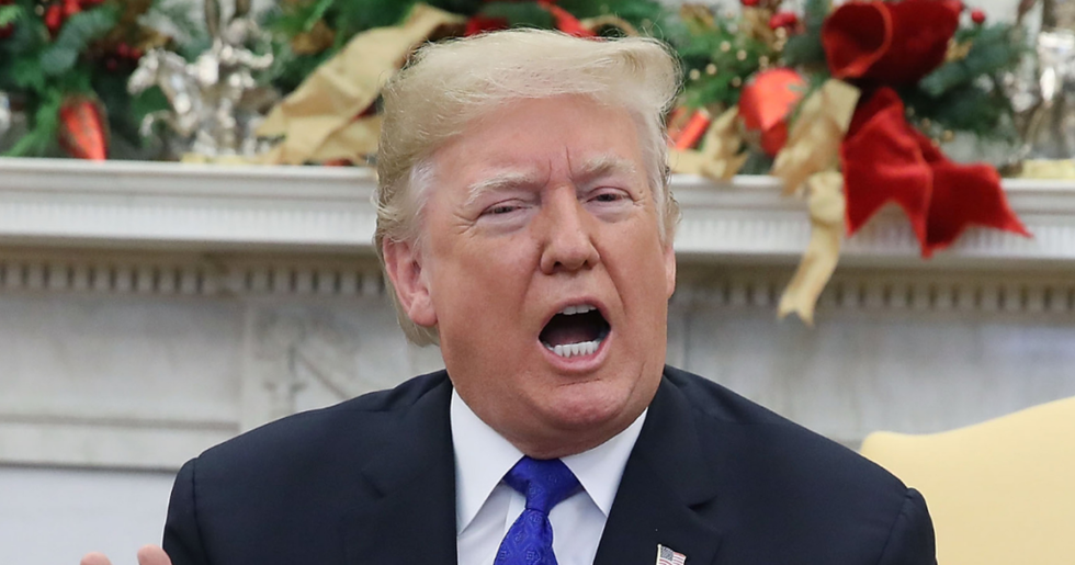 New Poll Finds That Donald Trump's Approval Rating Has Plummeted Since the Shutdown, But Now It's His Own Base That's Leaving Him