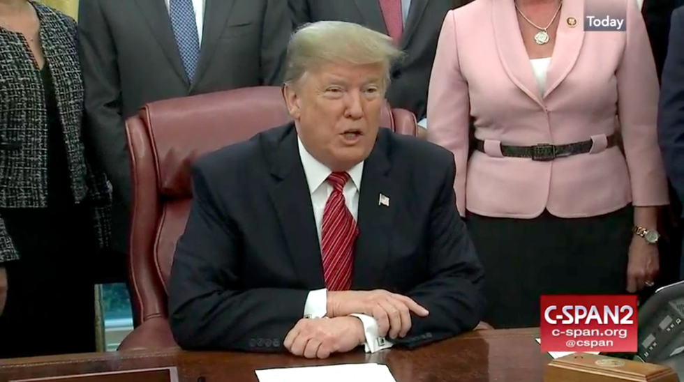 Donald Trump Just Accidentally Told the Truth About the 'National Emergency' at the Border