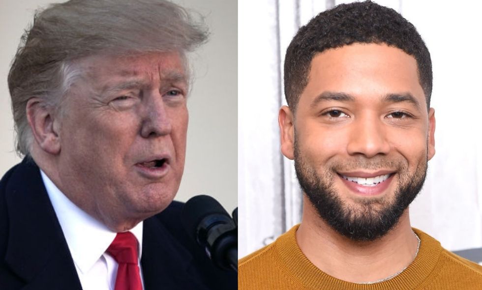 Donald Trump Just Weighed In on the Attack on 'Empire' Actor Jussie Smollett and Somehow Made It About His Damn Wall