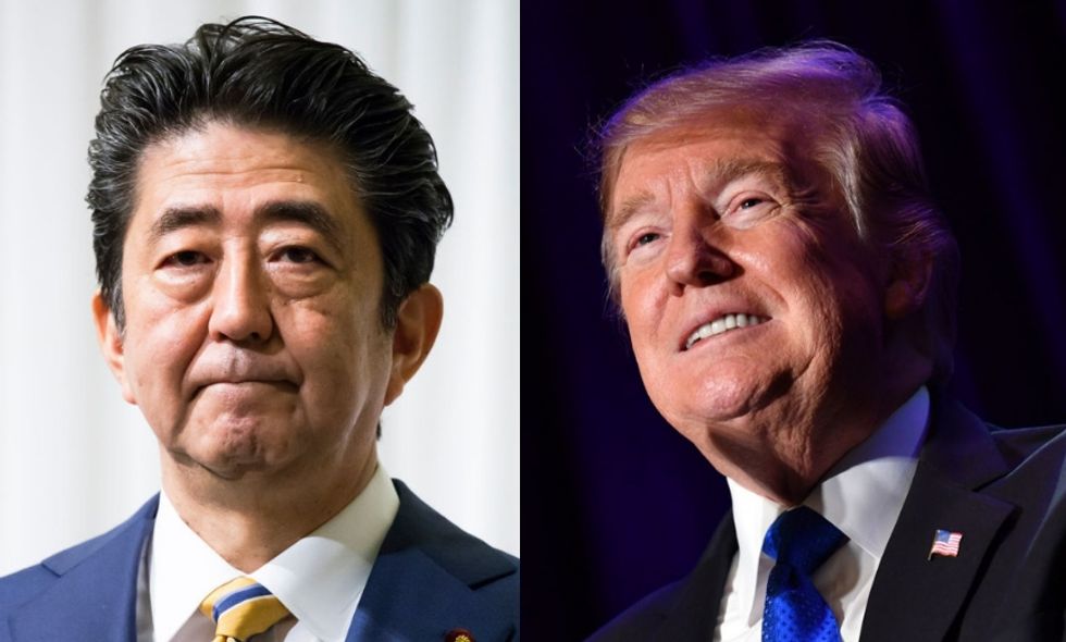 Donald Trump Claimed Japan's Prime Minster Shinzo Abe Nominated Him for a Nobel Peace Prize, and Abe Just Responded