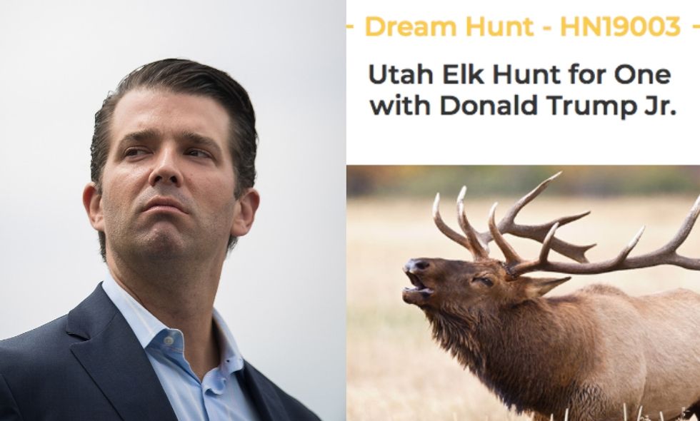 A Hunting Website Is Offering the Chance to Win a Hunting Trip With Donald Trump Jr., and Their Over the Top Description of Don Jr. Has People Rolling