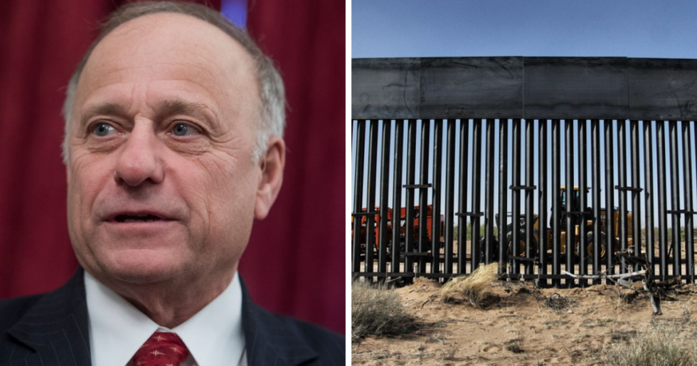 Rep. Steve King Just Tweeted a Questionable Quote Likening Trump's Border Wall to a Famous Religious Barrier After It Caused a Stir at a Local Grocery Store