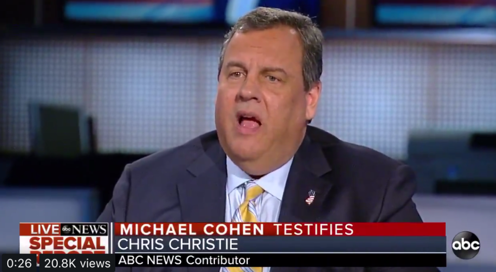 Chris Christie Just Explained Why the Michael Cohen Hearing Should Be 'Concerning to the White House', and It's Surprisingly On Point