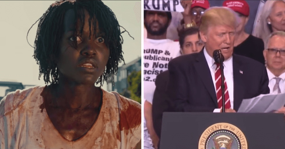 Somehow Adding Donald Trump to the Trailer of Jordan Peele's 'Us' Makes It Even More Terrifying, and We Can't Look Away