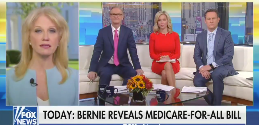 Kellyanne Conway Just Made the Most Painfully Ironic Argument Against Medicare For All and People Are Calling Her Out