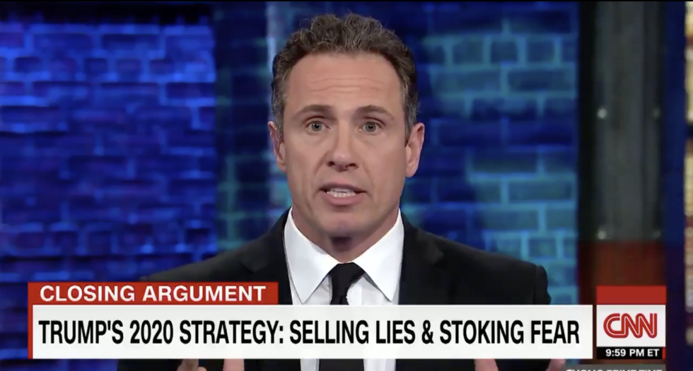 Chris Cuomo Just Completely Obliterated Trump for Spreading 'A Damnable Lie' That May Be His Worst Yet
