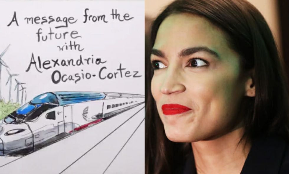 Alexandria Ocasio-Cortez Is Totally Trolling Trump With the Title of Her New Short Film About the Green New Deal