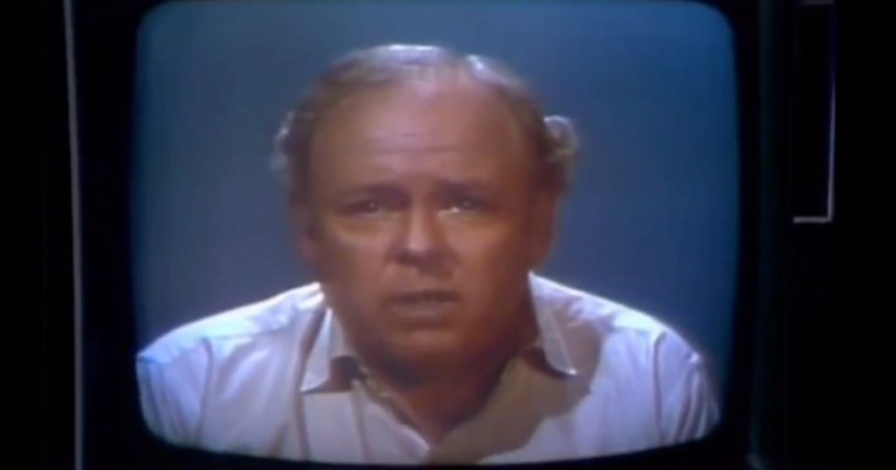 This Old Clip of Archie Bunker Explaining How to Stop 'Skyjackings' Sounds an Awful Lot Like Republicans' Solution to School Shootings Today