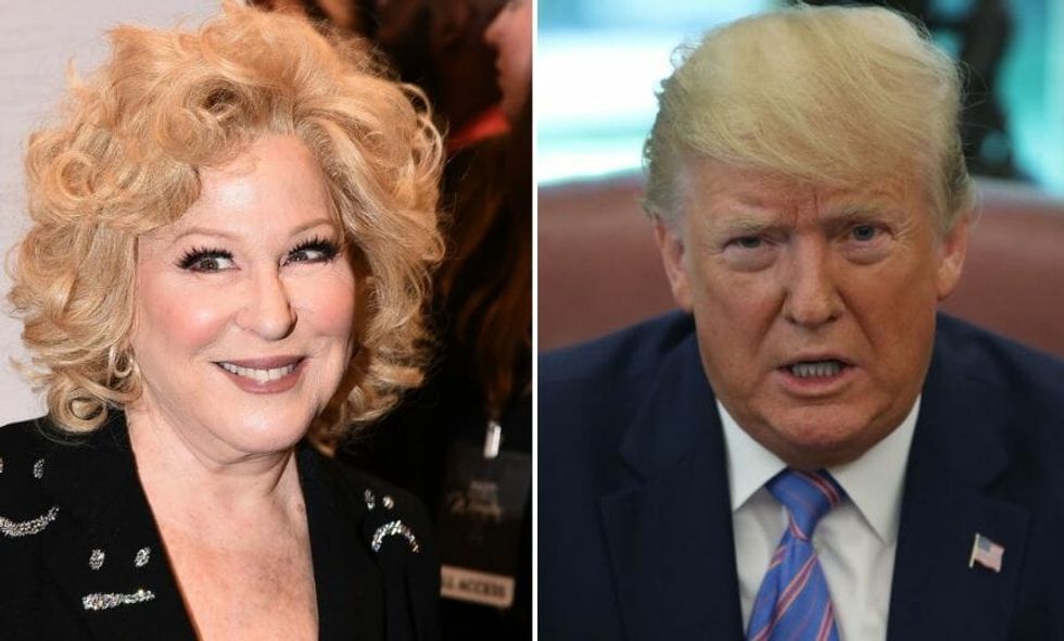 Bette Midler Just Posted a Hilariously On Point Limerick About Donald Trump's 4th of July Celebration, and People Are So Here For It
