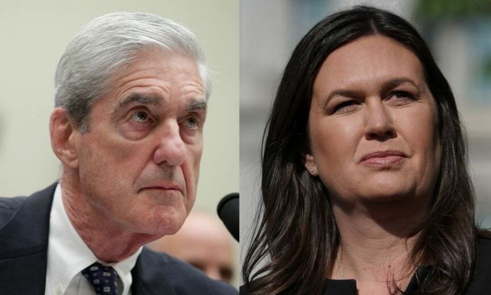 Sarah Sanders Just Responded to Robert Mueller's Testimony, and Yeah, She's Still Lying Her A$$ Off