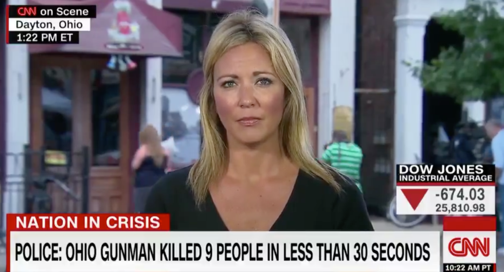 CNN Anchor Counted to Thirty Live On Air As Footage of the Dayton Shooting Played to Make a Powerful Point About Gun Violence Prevention