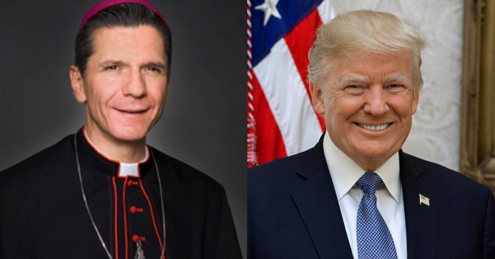 Texas Catholic Archbishop Called Out Donald Trump for His 'Hatred and Racism' in a Series of Savagely on Point Tweets Before Deleting Them