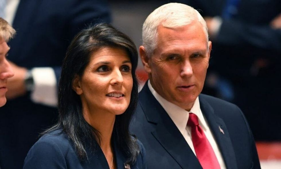 Nikki Haley Just Tried to Dispel Rumors That She'll Replace Mike Pence on Trump's 2020 Ticket