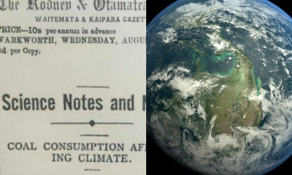 News Clipping From 1912 That Perfectly Describes Climate Change Just Re-Emerged Online