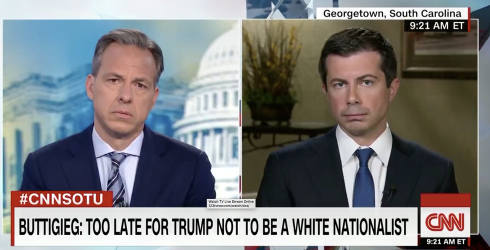 Pete Buttigieg Is Asked Whether It's 'a Racist Act' to Vote for Donald Trump
