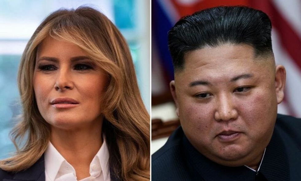 Trump's Press Secretary Attempted to Explain Trump's Claim That Melania 'Has Come to Know Kim Jong Un' Even Though She's Never Met Him