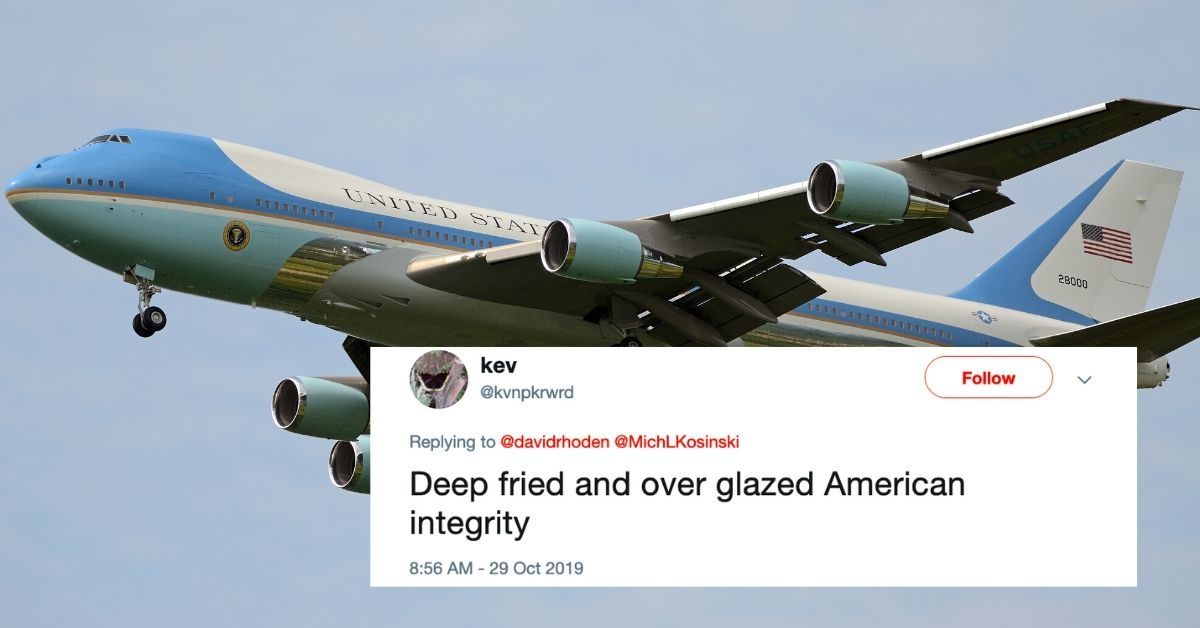 Viral Photo Of Food Served Aboard Air Force One Has People Totally Weirded Out