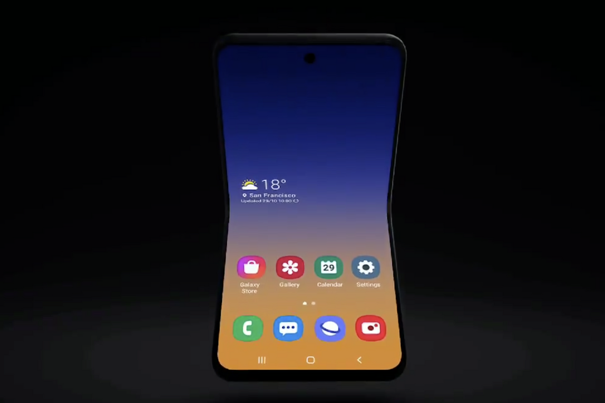 Samsung flip phone concept